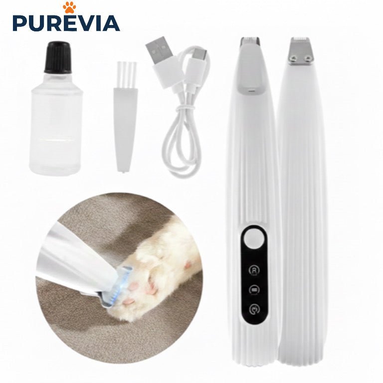 Precision Paw Trimmer™ with Built - in LED Light 🐾 - purevia